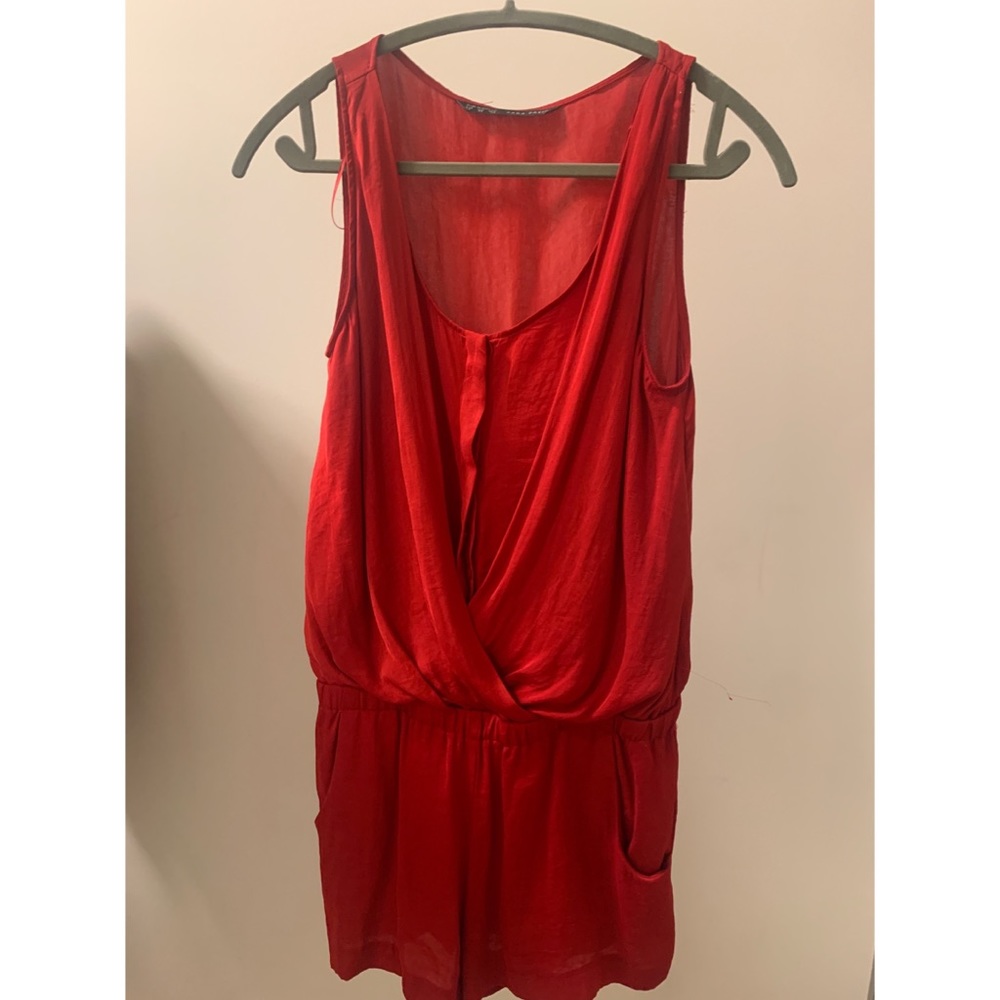 ZARA red romper